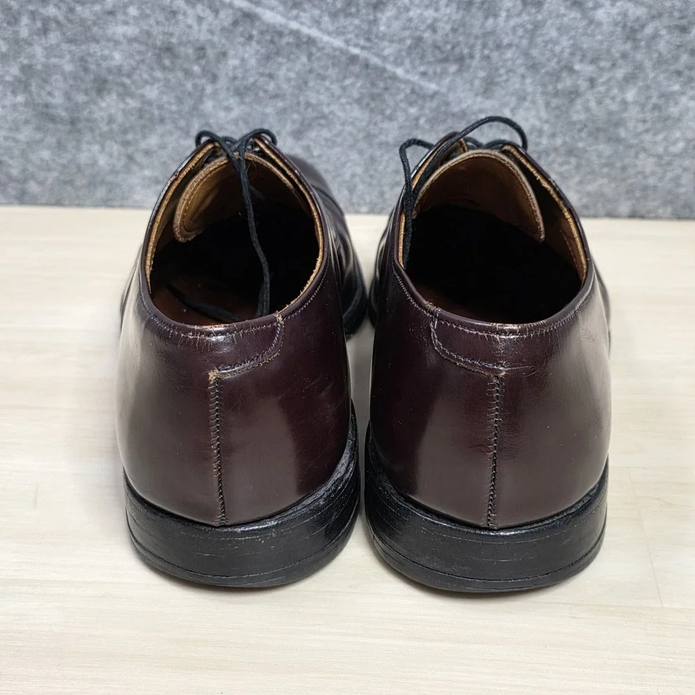 Allen Edmonds Park Avenue Brown Leather Cap Toe‎ Shoes Size 8 D 5675